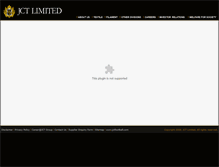 Tablet Screenshot of jct.co.in